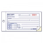 Rediform Small Money Receipt Book, 5 x 2 3/4, Carbonless Duplicate, 50 Sets/Book RED8L820