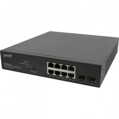 Transition Networks Smart Managed PoE+ Switch SM8TAT2SA-NA