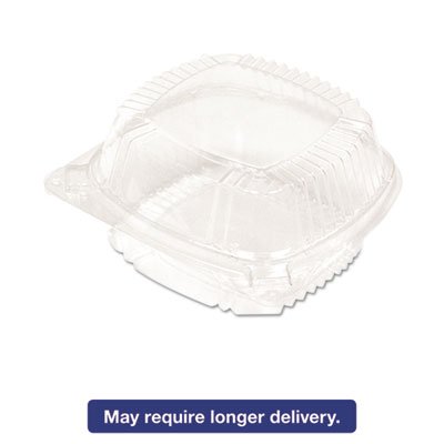 PAC YCI81050 SmartLock Food Containers, Clear, 11oz, 5 1/4w x 5 1/4d x 2 1/2h, 375/Carton