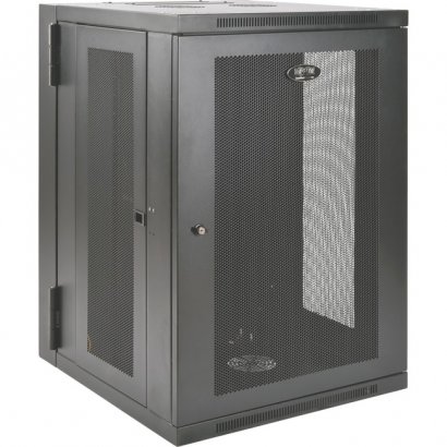 Tripp Lite SmartRack 18U UPS-Depth Wall-Mount Rack Enclosure Cabinet, Hinged Back SRW18USDP