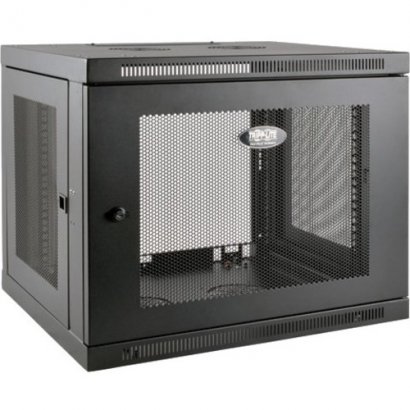 Tripp Lite SmartRack 9U Low-Profile Switch-Depth-Plus Wall-Mount Rack Enclosure Cabinet SRW9UDP