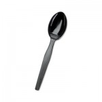 Dixie SmartStock Plastic Cutlery Refill, Spoons, Black, 40/Pack, 24 Packs/Carton DXESSS51