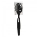 Dixie SmartStock Wrapped Heavy-Weight Cutlery Refill, Teaspoon, Black, 960/Carton DXESSWPT5