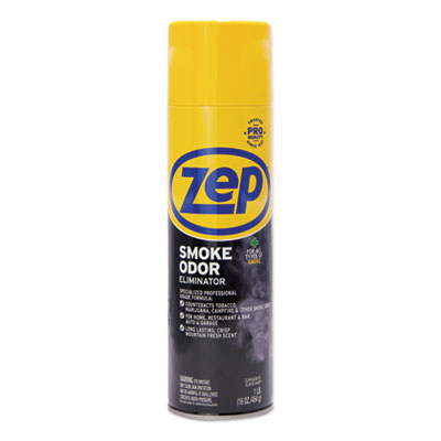 Zep Commercial Smoke Odor Eliminator, Fresh Scent, 16 oz, Spray Can ZPEZUSOE16