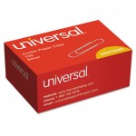 UNV72220BX Smooth Paper Clips, Wire, Jumbo, Silver, 100/Box UNV72220BX