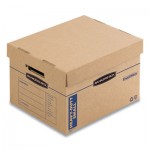 Bankers Box "7710201" SmoothMove Maximum Strength Moving Boxes, Small, Half Slotted Container (HSC), 15" x 15" x 12", Brown Kraft