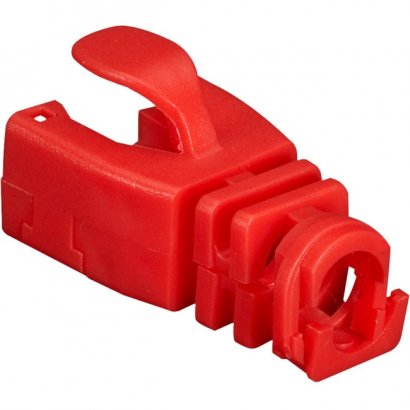 Black Box Snap-On Snagless Cable Boot - Red, 50-Pack FMT720-SO-50PAK