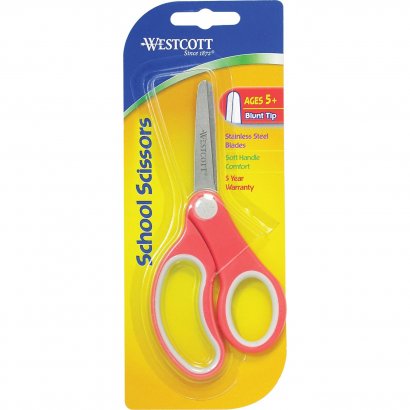 Westcott Soft Handle 5" Kids Value Scissors 14726