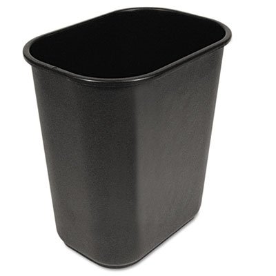 3485202 Soft-Sided Wastebasket, 28qt, Black BWK28QTWBBLA