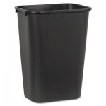 UNS 41QTWB BLA Soft-Sided Wastebasket, 41 qt, Plastic, Black BWK41QTWBBLA