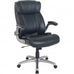 Lorell Soho Flip Armrest High-back Leather Chair 81803