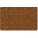 Solid Color Swirl Rug FE39344A