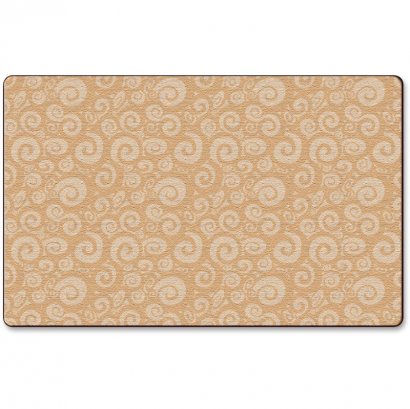 Solid Color Swirl Rug FE39458A