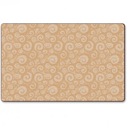 Solid Color Swirl Rug FE39458A