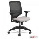 HON Solve Series Mesh Back Task Chair, Sterling HONSVM1ALC19TK