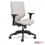 HON Solve Series Upholstered Back Task Chair, Sterling HONSVU1ACLC19TK