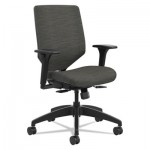 HON Solve Series Upholstered Back Task Chair, Supports up to 300 lbs., Ink Seat/Ink Back, Black Base HONSVU1ACLC10TK