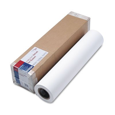Somerset Velvet Paper Roll, 255 g, 24" x 50 ft, White EPSSP91203
