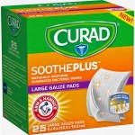 Curad SoothePlus Medium Non-stick Pads CUR204425AH