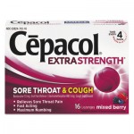 Cepacol 63824-74016 Sore Throat and Cough Lozenges, Mixed Berry, 16 Lozenges RAC74016