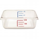 Rubbermaid Commercial Space Saving Square Container 630200CLRCT