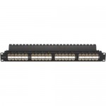 SpaceGAIN CAT5e High-Density Feed-Through Patch Panel, Unshielded, 48-Port, 1U JPM810A-HD