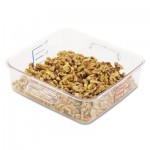 RCP 6302 CLE SpaceSaver Square Containers, 2qt, 8 4/5w x 8 3/4d x 2 7/10h, Clear RCP6302CLE