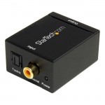 StarTech SPDIF Digital Coaxial or Toslink to Stereo RCA Audio Converter SPDIF2AA