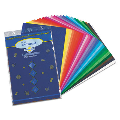 Pacon Spectra Art Tissue, 10 lbs., 12 x 18, 10 Assorted Colors, 50 Sheets/Pack PAC58520