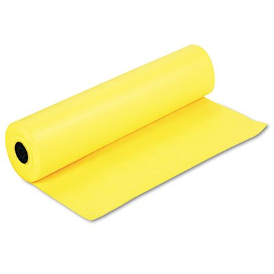 Pacon Spectra ArtKraft Duo-Finish Paper, 48 lbs., 36" x 1000 ft, Canary Yellow PAC67081