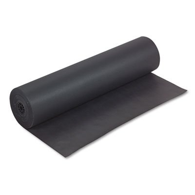 Pacon Spectra ArtKraft Duo-Finish Paper, 48 lbs., 36" x 1000 ft, Black PAC67301