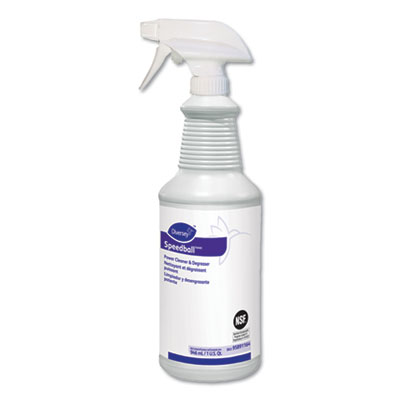 Diversey Speedball Heavy-Duty Cleaner, Citrus, Liquid, 1qt. Spray Bottle, 12/CT DVO95891164