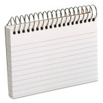 Oxford Spiral Index Cards, 3 x 5, 50 Cards, White OXF40282