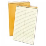 Ampad Spiral Steno Book, Gregg, 6 x 9, 15 lb, Green Tint, 80 Sheets TOP25274