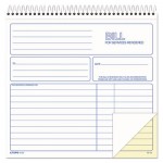 TOPS Spiralbound Service Invoices, 8 1/2 x 7-3/4, Two-Part Carbonless, 50 Sets/Book TOP4133