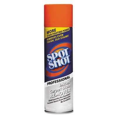 WDC 009934 Spot Shot Professional Instant Carpet Stain Remover, 18oz Spray Can, 12/Carton WDF009934