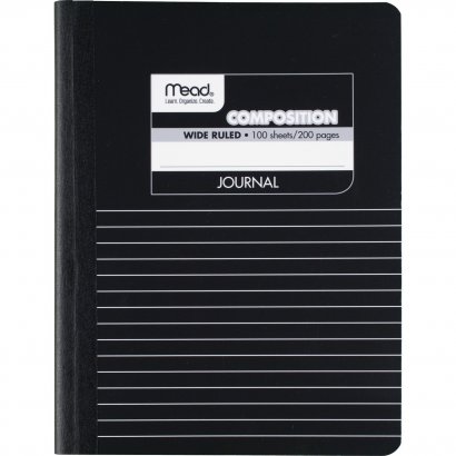 Mead Square Deal Black Marble Journal 09920