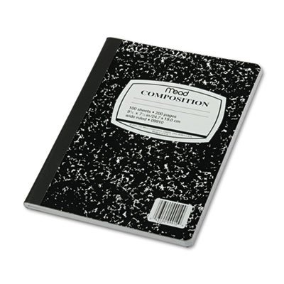 Mead Square Deal Composition Book, Legal Rule, 9 3/4 x 7 1/2, White, 100 Sheets MEA09910