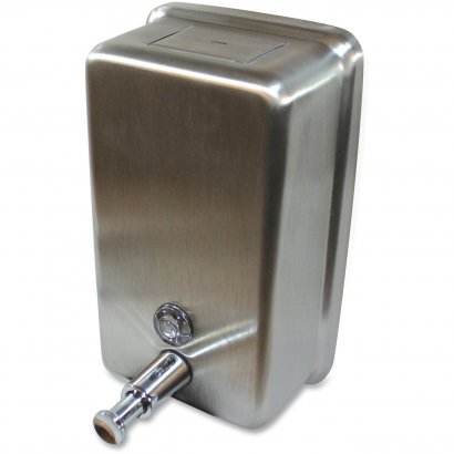 Genuine Joe SS Vertical Soap Dispenser 85134