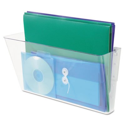 Deflecto Stackable Wall File, Legal, One Pocket, Clear DEF74301