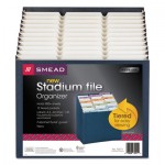 Smead Stadium File, 12 Sections, 1/12-Cut Tab, Letter Size, Navy SMD70211