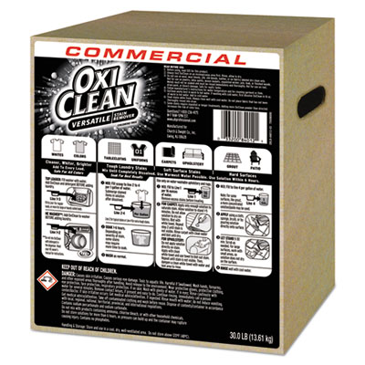 OxiClean Stain Remover, Regular Scent, 30 lb Box CDC3320084012