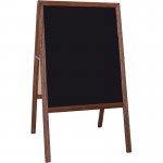 Flipside Stained Black Chalkboard Easel 31221