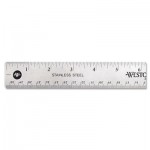 Westcott Stainless Steel Office Ruler With Non Slip Cork Base, 12 ACM10415