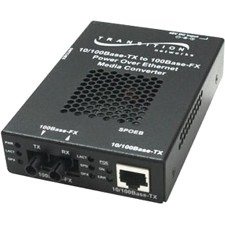 Stand-Alone Fast Ethernet PoE Media Converter SPOEB1040-105-NA