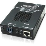 Transition Networks Stand-alone Fast Ethernet PoE Media Converter SPOEB1013-105-EU