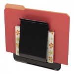 DEF65504H Stand Tall Wall File, Legal/Letter/Oversized, One Pocket, Black DEF65504H