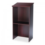 Safco Stand-Up Lectern, 23w x 15-3/4d x 46h, Mahogany SAF8915MH