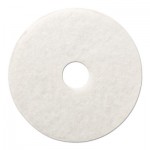 PAD 4012 WHI Standard 12" Diameter Polishing Floor Pads, White, 5/Carton BWK4012WHI