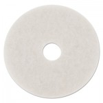 PAD 4014 WHI Standard 14-Inch Diameter Polishing Floor Pads, White, 5/Carton BWK4014WHI